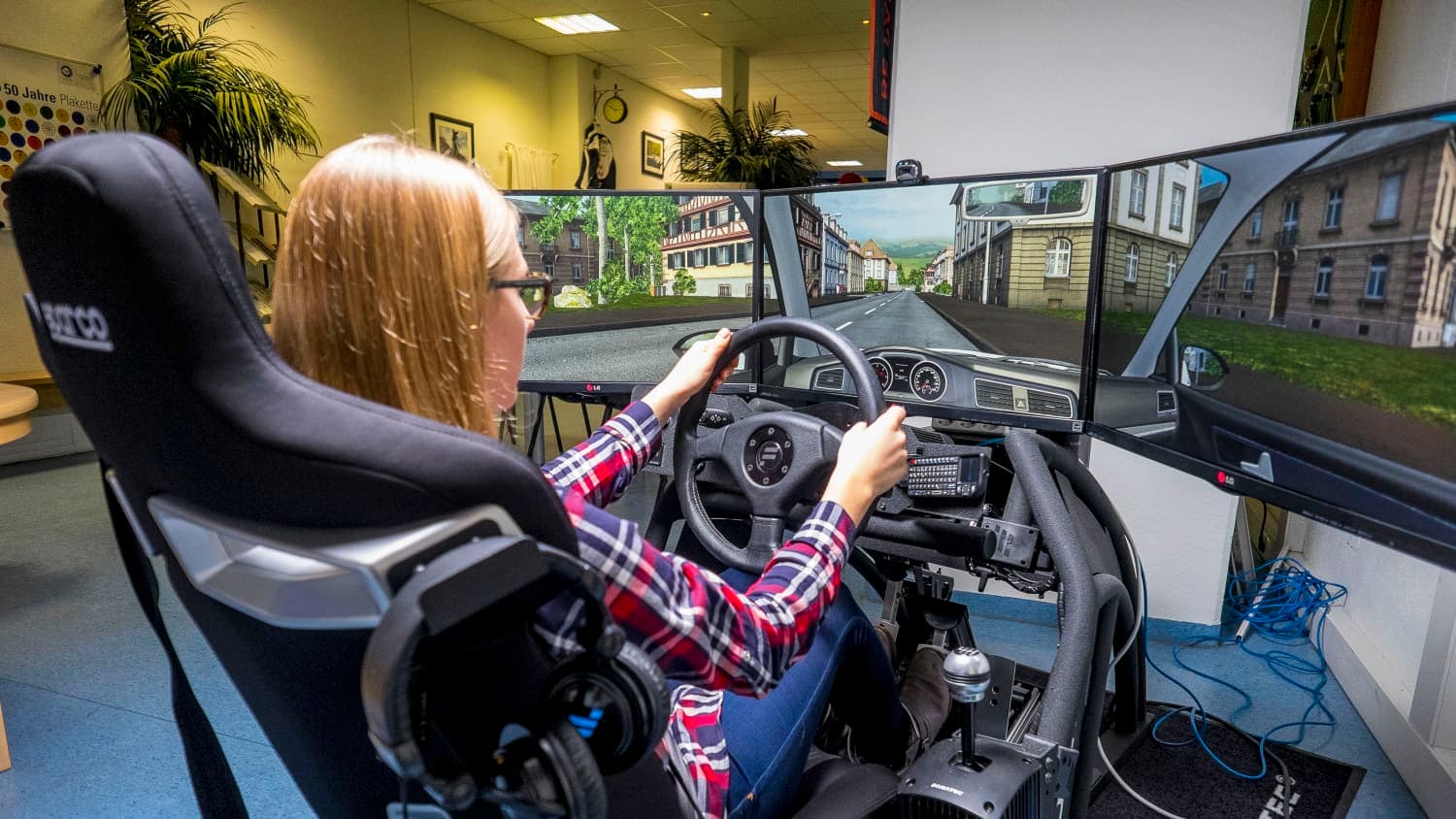 Fahrsimulator bei Fahrschule DRIVE