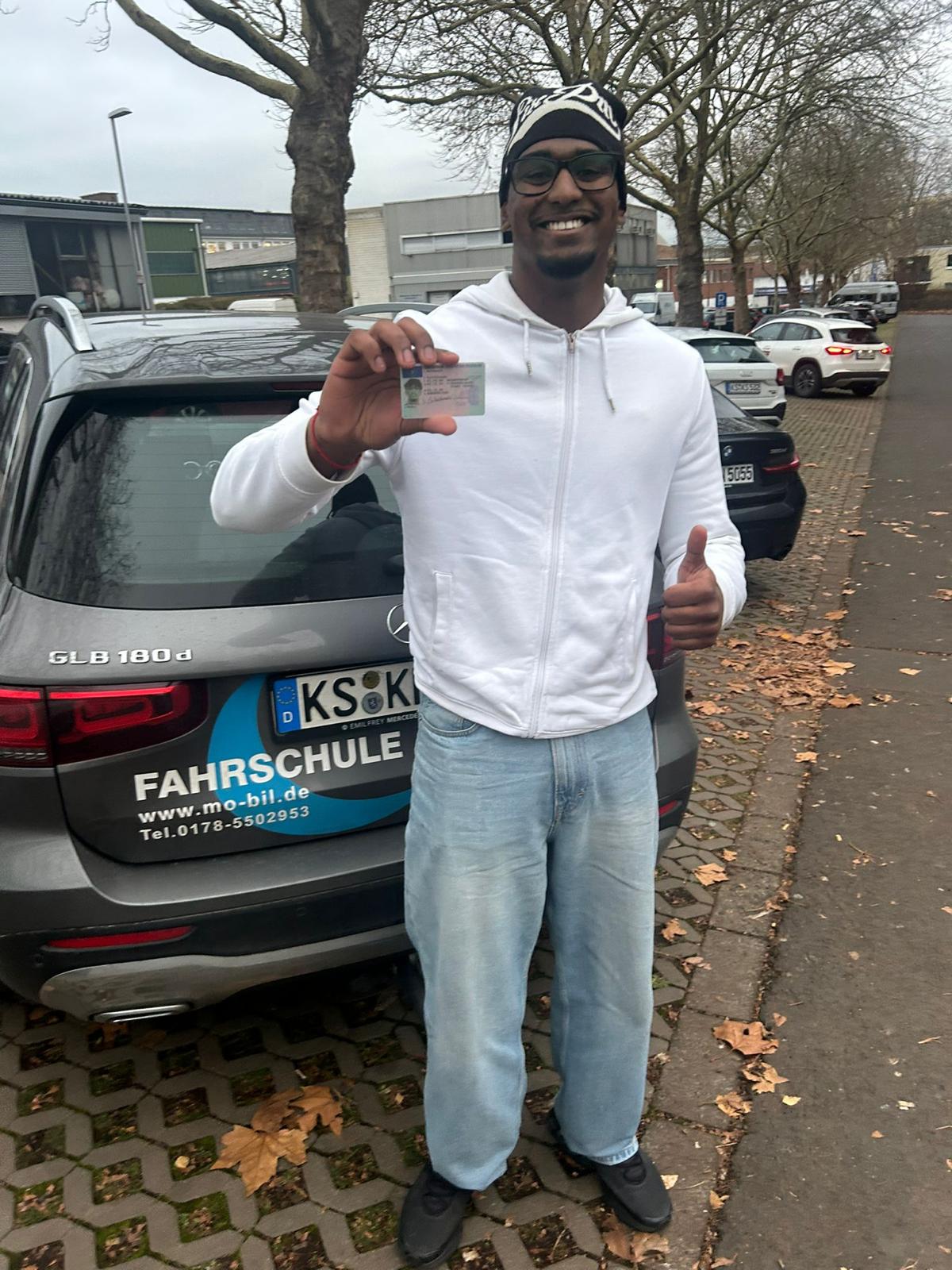 Erfolgreicher Fahrschüler